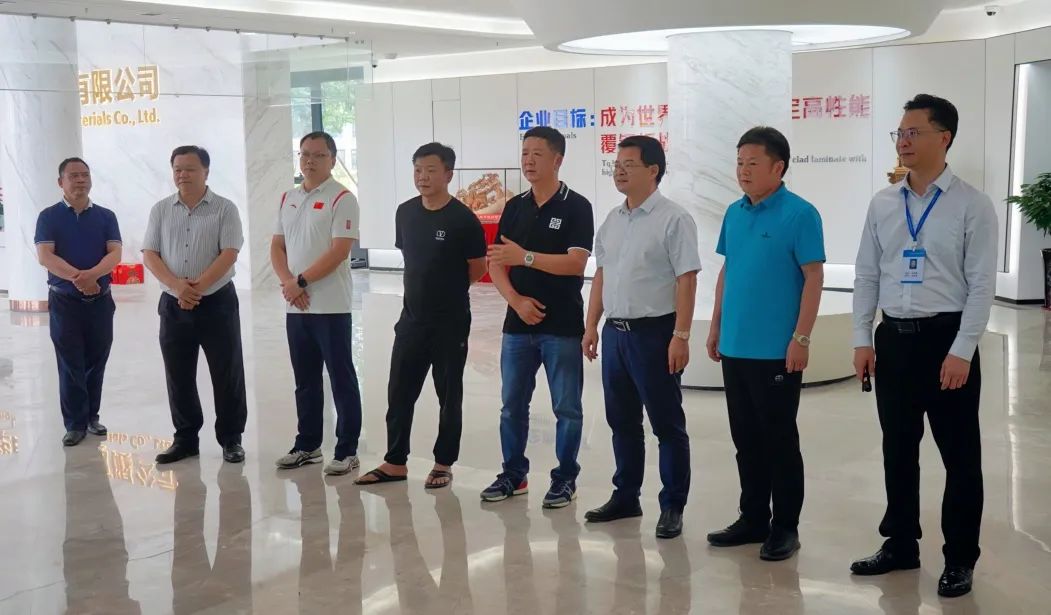 立讯精密王来胜副董事长一行到乐鱼（中国）材料考察